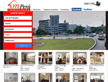 Tablet Screenshot of mperuinmuebles.com